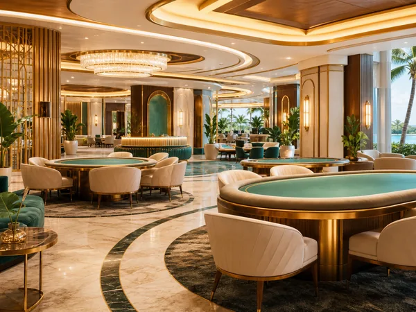 ภาพ Blackjack แสดงบรรยากาศการเล่นเกมไพ่บนโต๊ะ